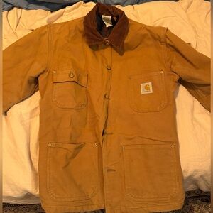 Men’s vintage blanket lined carhartt jacket small